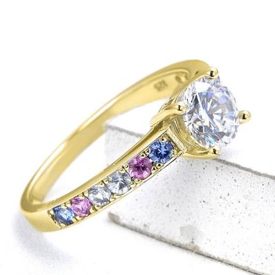 TRANSGENDER LAS VEGAS RING IN 14K GOLD BY EQUALLI.COM