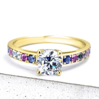TRANSGENDER LAS VEGAS RING IN 14K GOLD BY EQUALLI.COM