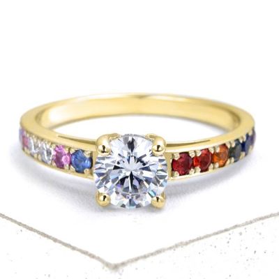 TRANSGENDER PRIDE LAS VEGAS RING IN 14K GOLD BY EQUALLI.COM